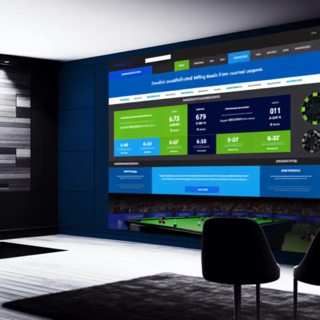 Interface de comparaison d'offres de paris sportifs